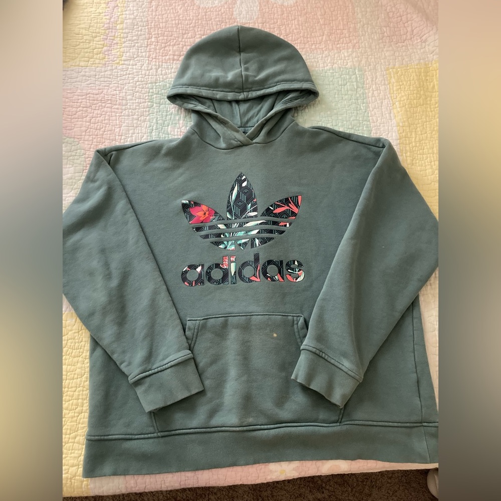 Adidas Green Hoodie